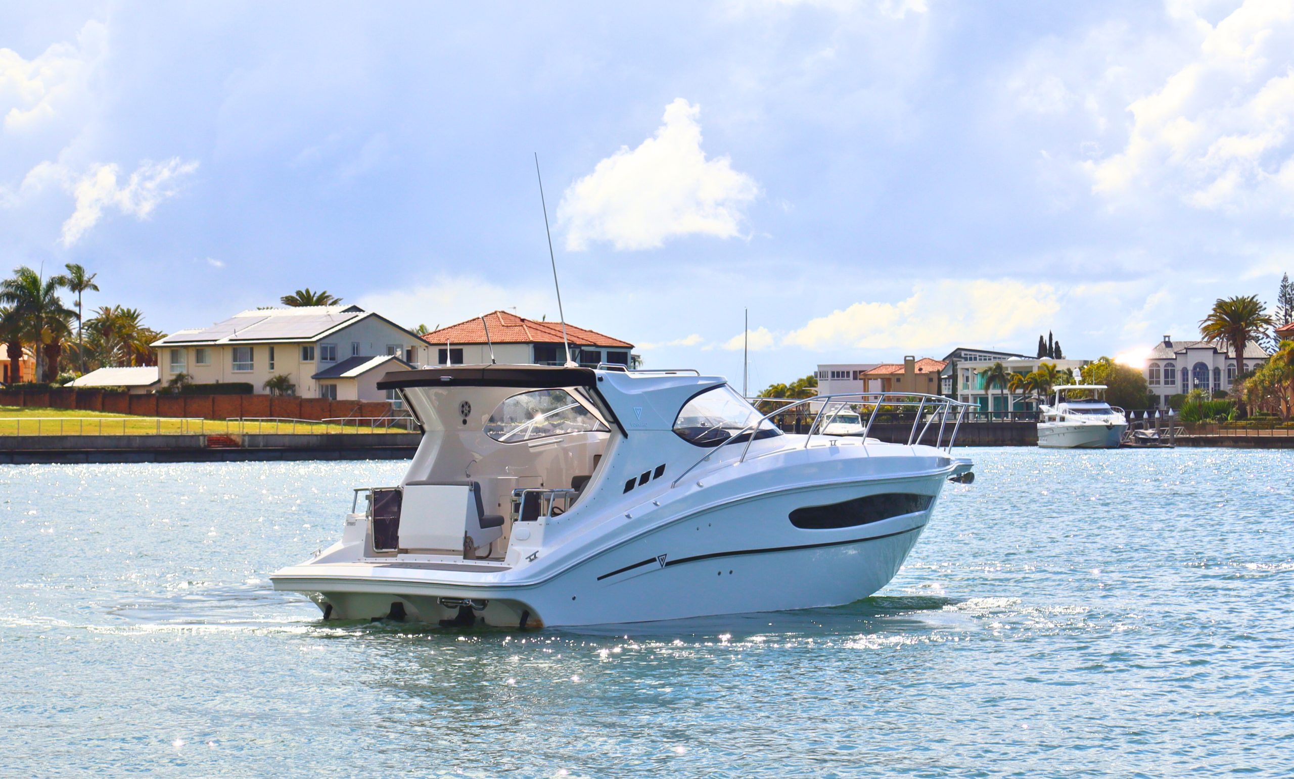 Vornaro Sport Cruiser Boat Vornaro Sport Cruiser boat on open water